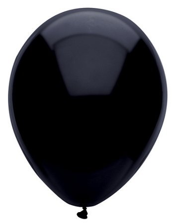 Pitch Black 12in Balloons 72ct