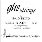 GHS BSX6 Bajo Sexto Single Guitar String - B000RMFFK6
