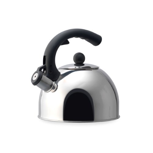 "Kamenstein 2-1/2-Quart Stainless Steel Whistle Kettle, Induction Base" "Kamenstein 2-1/2-Quart Stainless Steel Whistle Kettle, Induction Base"