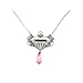 Silver Pink Sapphire Cancer Awareness Pin Silver Angel Of Hope Cancer Awareness Pendant