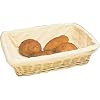 Wicker Basket with Removable Cloth Rectangular - 100x350x245mm - ideal as a fruit bowl or bread basket offering great table presentation
