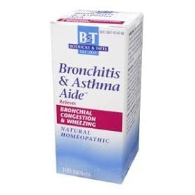 Bronchitis and Asthma Aide 100 Tablets by Boericke & Tafel
