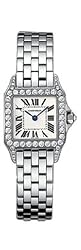 Cartier Santos Demoiselle 18kt White Gold Diamond Ladies Watch WF9003Y8