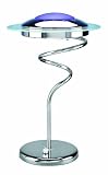 Lite Source LS-3599C/BLU Hurricane Halogen Table Lamp, Chrome Blue