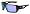 Polished Black Frame/Violet Iridium Lens