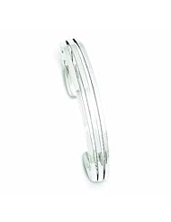 Genuine .925 Sterling Silver Cuff Bangle Bracelet 26.2 Grams . 100% Satisfaction Guaranteed.