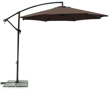 LBINTL Offset Air Vent Steel Umbrella Pole, 10-Feet, Brown (Discontinued by Manufacturer)