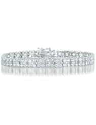 C.Z 2Mm Bezzel Set Tennis Bracelet