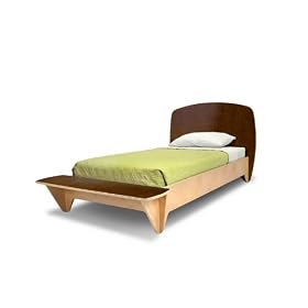 Ecotots Surfin Twin Bed - Cocoa