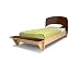 Eco-friendly Kid's Twin Bed - Surfin Kids Cocoa Finish