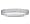 4 mm Brushed Center Comfort-Fit Women's Wedding Band in 14k White Gold