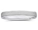 4 mm Brushed Center Comfort-Fit Women's Wedding Band in 14k White Gold