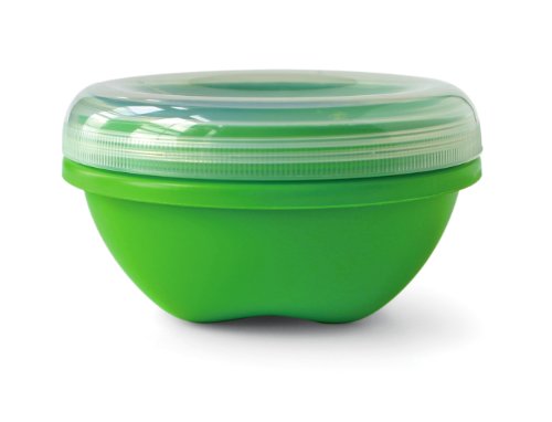 Preserve Round 19-Ounce Food-Storage Container, Small, Apple Green