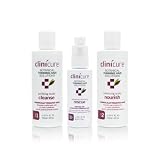 Clinicure Botanical Thinning Hair Solutions Advanced Stages of Thinning Trial Rx for Chemically-Treated Hair 3 Piece Set