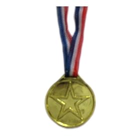 Plastic Winners Medals Children pack 12