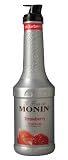 Monin Fruit Puree, Strawberry, 33.8-Ounce Bottles (Pack of 4)
