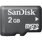 SanDisk SDSDQ-002G-A11M MicroSD 2GB Card (Black)