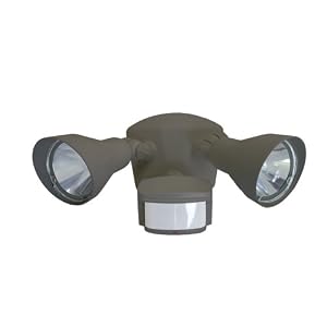 Designers Edge L-988BR 240 Degree Sensor Twin Head Suer Bright LED Motion Activated... by 