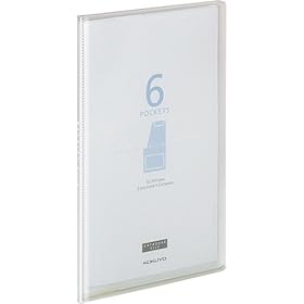 【クリックで詳細表示】コクヨS＆T 領収書＆明細ファイル[かたづけファイル](ライト・スリムタイプ) 透明 ラ-YR121T