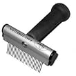 Resco Dog Grooming DeShedding Rake Comb w/Comfort Grip