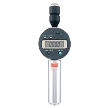 Mitutoyo 811-334 Digital Durometer Tester For Shore D Scale, 0.7" Diameter Pressure Foot, Sharp Point Tip, SPC Output