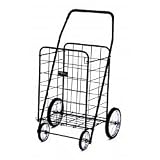 Jumbo Folding Shopping Cart - Black (Black) (41.75