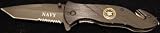 Sporting Goods : Navy Seals Spring Assisted Pocket Knife & Emergency Rescue Tool