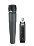 Shure SM57-X2U Cardioid Dynamic Microphone with X2U XLR-to-USB Signal Adapter