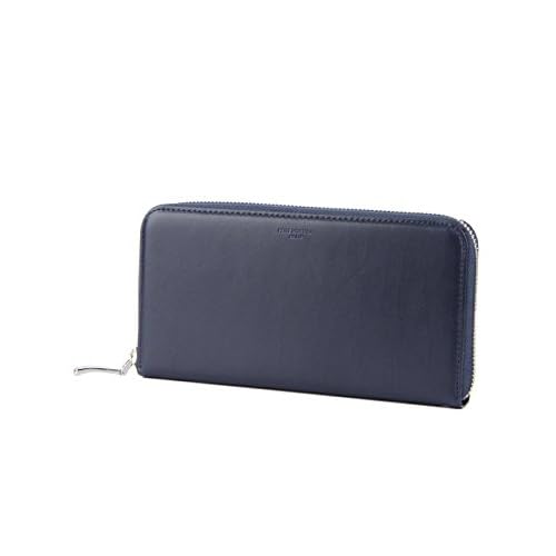 [ペッレモルビダ] PELLE MORBIDA 長財布 中 ラウンドファスナー PMO-BA211 カーフレザー Barca バルカ ネイビー PM-BA211-NV