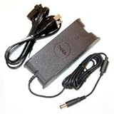 100% Original Dell Ac Adapter Laptop Charger for Dell Inspiron ,Dell XPS ,Dell Studio, Dell Latitude ,Dell Vostro, P/n Pa-10 Pa10 90w 90 Watt Genuine/original/oem Portable Charger for Laptop Notebook Computer Battery Charger Power Supply Cord Plug