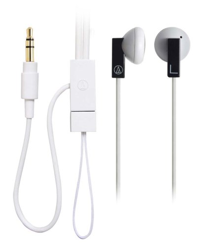 audio-technica ネックストラップインナーイヤーヘッドホン ATH-C100NS BK