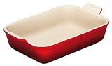 Le Creuset - Les Céramiques - Plat à Gratin Familial - 41 / 36 cm - Cerise - 91004736060100