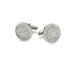 Adler's Exclusive Watermeter Cover Cuff Links, Sterling Silver
