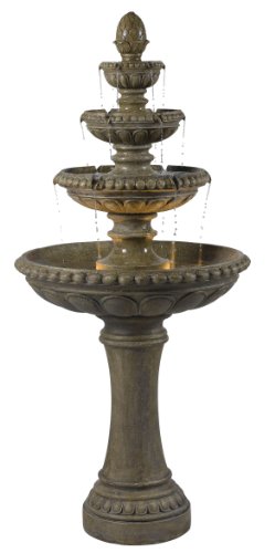 Kenroy Home 50231TE Rialto Outdoor Fountain