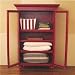 Bratt Decor Casablanca Custom Armoire Color: Red