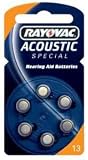 Produkt-Bild: H&ouml;rger&auml;tebatterie Rayovac Knopf Acoustic S. 13 (PR48) 6er Pack Batterien