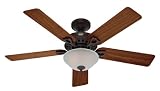 31QwBdMZ1OL. SL160  Hunter Fans 22459 52 Astoria Traditional Indoor New Bronze Ceiling Fan w/ Light & Blades