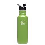 Klean Kanteen 27 -Ounce Classic Sport Cap 2.0 Stainless Steel Water Bottle, Be Green