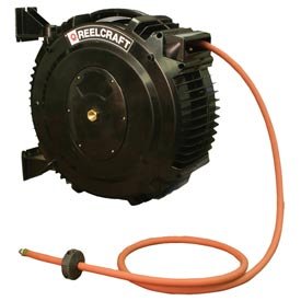 Retractable, 3/8 X 50ft, 232 Psi, Air/Water With Hose