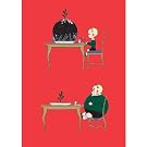 Pudding Boy Pack of 10 Christmas Cards (Large Rectangle)||RF10F