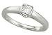 14K White Gold Diamond Engagement Ring