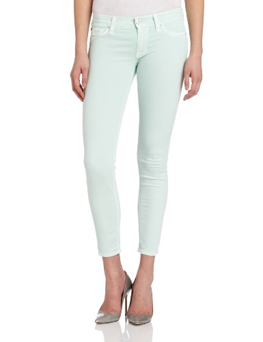 Hudson Jeans Women's Krista Skinny Crop Jean in Moroccan Mint