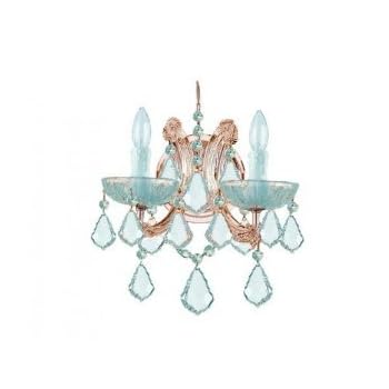 Maria Theresa Wall Mount Draped in Hand Cut Crystal