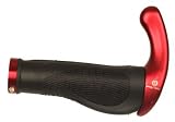 Origin 8, Ergo Torq Locking Grips - Black/Red