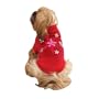 Zack & Zoey Acrylic Twinkling Star Dog Sweater, X-Small, Red