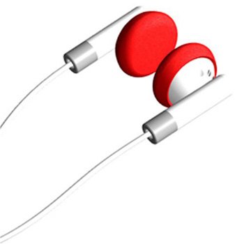 Sumajin Funky Ear Pads Red カラーイヤホンパッド レッド SUMFKYRD
