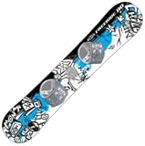 FREERIDE 110 BEGINNER LEVEL 2 SNOWBOARD, FIT FOR RIDER UP TO 95LBS BOARD DESIGNS WILL VARY FROM PHOTO
