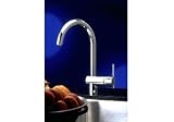 Elkay Allure Collection LK6175NK Single Lever Cast Spout Faucet with 9 Reach, Curved Spout and ADA Compliant: Brushed Nickel