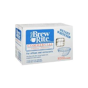 Brew Rite Coffee Filter For Wide-base 12-cup Brewers - 1000 ct. by Brew Rite