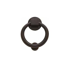 Baldwin 0195.112 Ring Door Knocker, Venetian Bronze